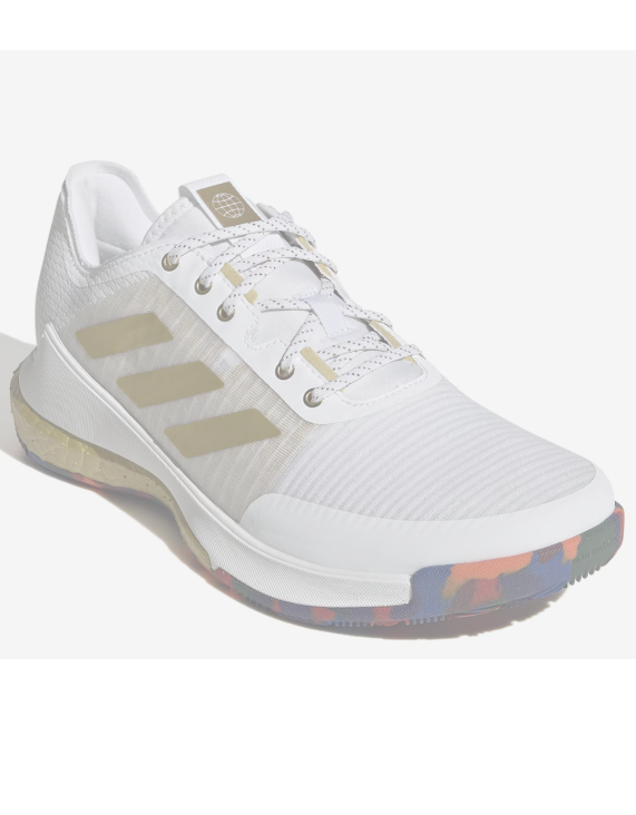 Womens Crazyflight-White/Gold Met./White